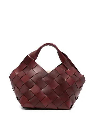 Dragon Diffusion Woven-design Tote Bag In Red