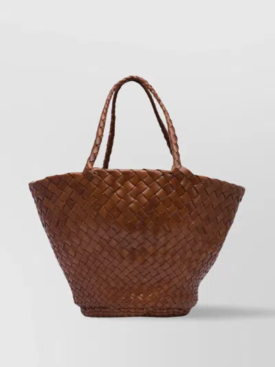 Dragon Diffusion Woven Dual Handle Shoulder Bags