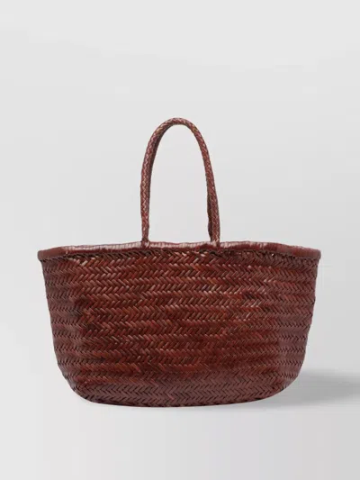 Dragon Diffusion Woven Dual Handles Large Tote Bag
