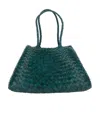 Dragon Diffusion Woven Handbag In Green