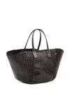 Dragon Diffusion Woven Handbag Mini Teresa In Black