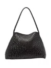 Dragon Diffusion Santa Maria Mini Hand Bag In Brown Leather In Black