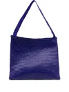 Dragon Diffusion Woven-leather Shoulder Bag In Purple