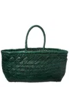 Dragon Diffusion Woven Leather Tote