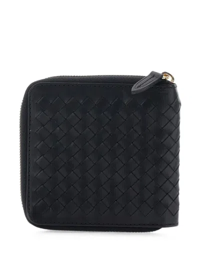 Dragon Diffusion Woven Leather Wallet In Red