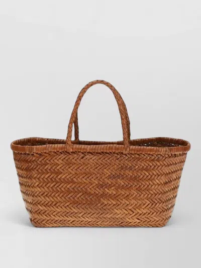 Dragon Diffusion Woven Shoulder Bag Woman Dual Handles