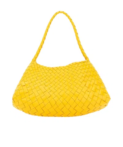 Dragon Diffusion Mini Rosanna Leather Tote Bag In Yellow