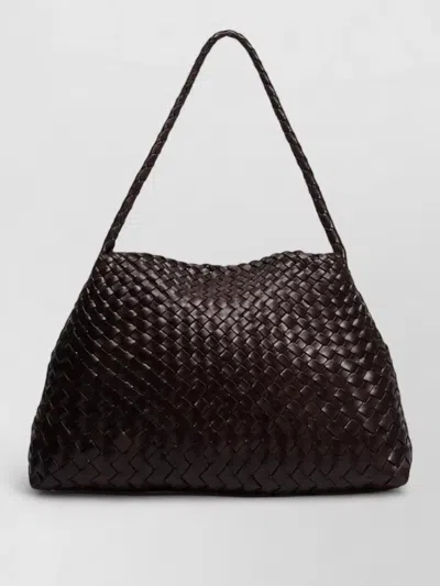 Dragon Diffusion Woven Slouchy Tote Bag Single Strap In Purple