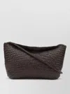 Dragon Diffusion Woven Texture Shoulder Bag Single Strap In Red
