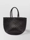 Dragon Diffusion Woven Texture Tote Bag With Dual Handles