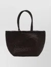 Dragon Diffusion Woven Texture Tote Bag With Dual Handles
