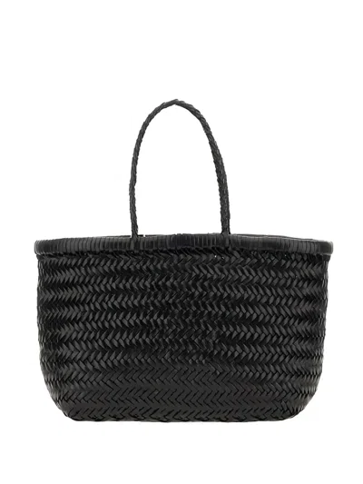 Dragon Diffusion Woven Tote Bag In Black