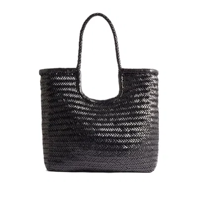 Dragon Diffusion Woven Tote Bag In Black