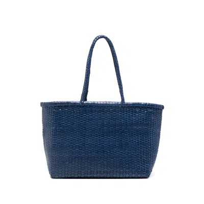 Dragon Diffusion Woven Tote Bag In Blue