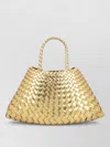 Dragon Diffusion Woven Tote Bag Featuring Structured Top Handles