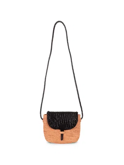 Dragon Diffusion Woven-design Flap-closure Crossbody Bag In Multi