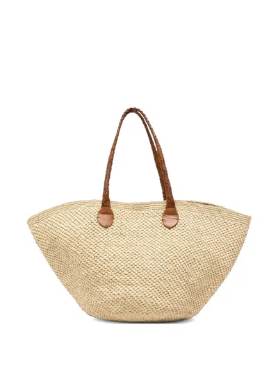 Dragon Diffusion X Sovani Brunella Woven Tote Bag In Orange