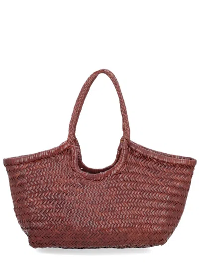 Dragon Difussion Borsa Nantucket Basket Large In Pink