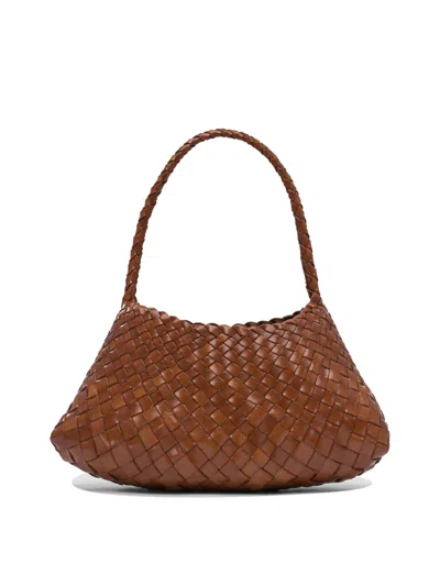 Dragon Difussion D.exterior Sequins Rhombus Short Cardigan In Brown