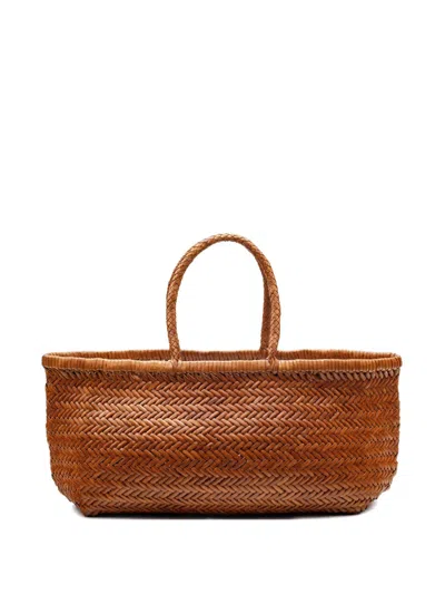 Dragon Difussion Handbag Brown In Gray