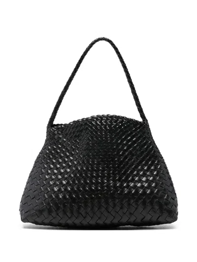Dragon Difussion Handmade Matte Black Leather Bag
