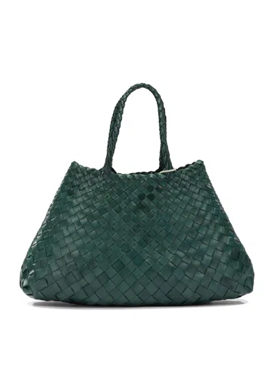 Dragon Difussion Green Buffalo Calf Leather Handbag