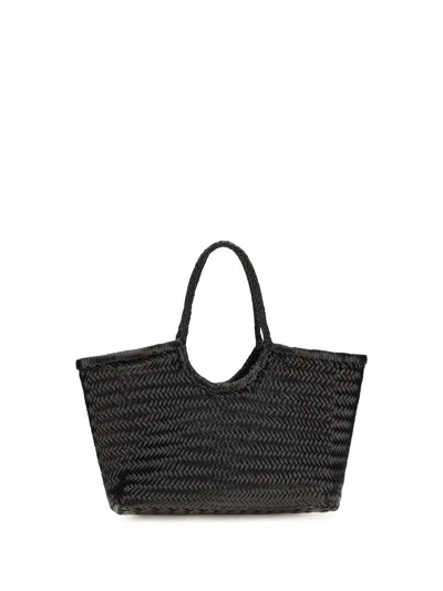 Dragon Difussion Large Nantucket Tote Bag In Black