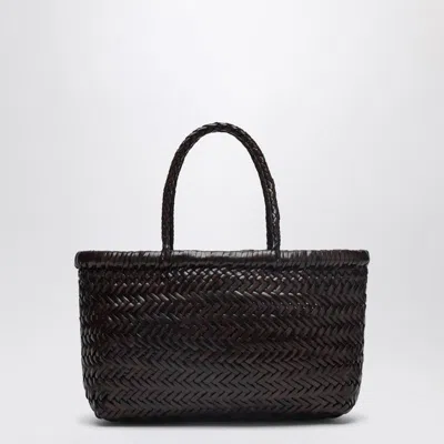 Dragon Difussion Mini Flat Gora Bag Dark Brown