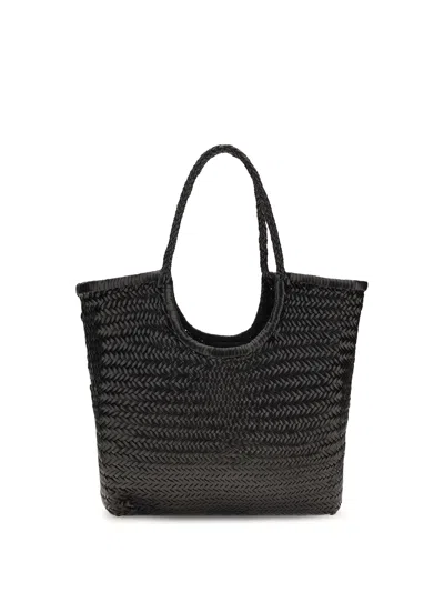 Dragon Difussion Ns Diagonal Triple Jump Tote Bag In Black