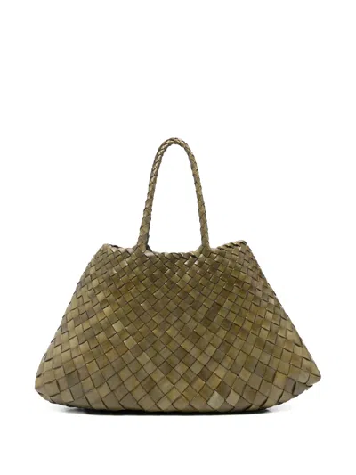 Dragon Difussion Santa Croce Small Bag In Green