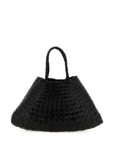 Dragon Difussion Santa Croce Small Handbag In Black