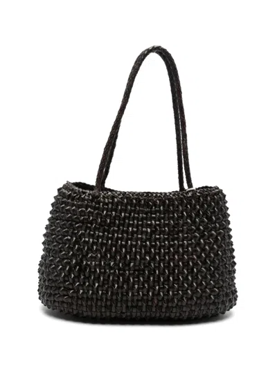 Dragon Difussion Santa Croce Tote Bag In Black