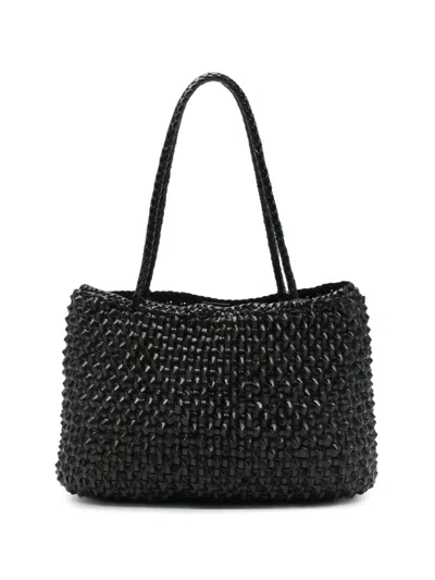 Dragon Difussion Santa Croce Tote Bag In Black