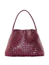 Dragon Difussion Santa Maria Tote Bag In Burgundy