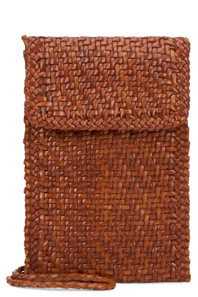 Dragon Difussion Shoulder Bag For Phone In Brown