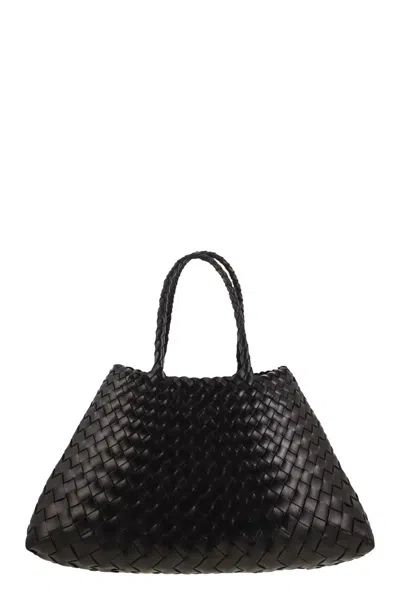 Dragon Difussion Woven Tote Bag In Black