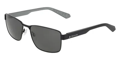 Dragon Dr Arlo Ll 002 Men's Sunglasses Black Size 56 In Matte Black