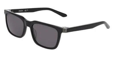 Dragon Dr Braxton Ll 001 Men's Sunglasses  Size 55 In Black