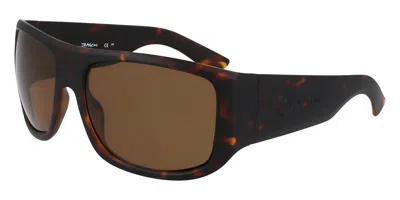 Dragon Dr Calypso Ll Polar Polarized 246 Men's Sunglasses Tortoiseshell Size 60 In Brown
