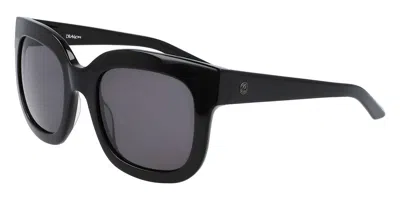 Dragon Dr Flo Ll 001 Occhiali Da Sole Neri Per Uomo In Black