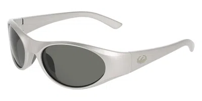 Dragon Dr Hiss Ll 065 Men's Sunglasses Silver Size 56 In Pearlized Metallic Silver
