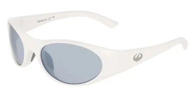 Dragon Dr Hiss Ll 101 Men's Sunglasses White Size 56 In Shiny White