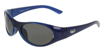 Dragon Dr Hiss Ll 400 Men's Sunglasses Blue Size 56 In Transparent Pearlized Blue
