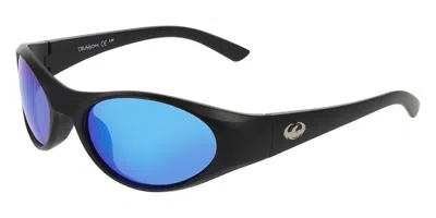 Dragon Dr Hiss Ll Polar 003 Men's Sunglasses Black Size 56
