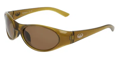 Dragon Dr Hiss Ll Polar 300 Men's Sunglasses Green Size 56 In Transparent Weather Olive Green