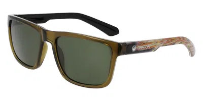 Dragon Dr Reed Ll 314 Men's Sunglasses Green Size 57