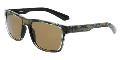 Dragon Dr Reed Ll 960 Occhiali Da Sole Neri Per Uomo In Green