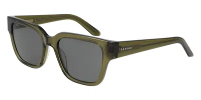 Dragon Dr Rowan Ll Polar Polarized 310 Men's Sunglasses Green Size 54 In Orange