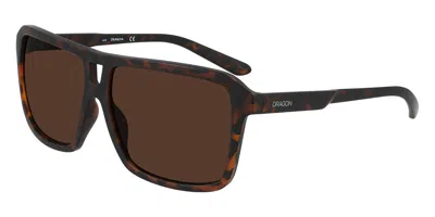 Dragon Dr The Jam Upcycled Ll 246 Men's Sunglasses Tortoiseshell Size 59 In Brown