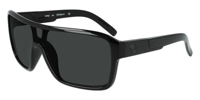 Dragon Dr The Remix Ll Polar Polarized 001 Men's Sunglasses Black Size 60 In Red